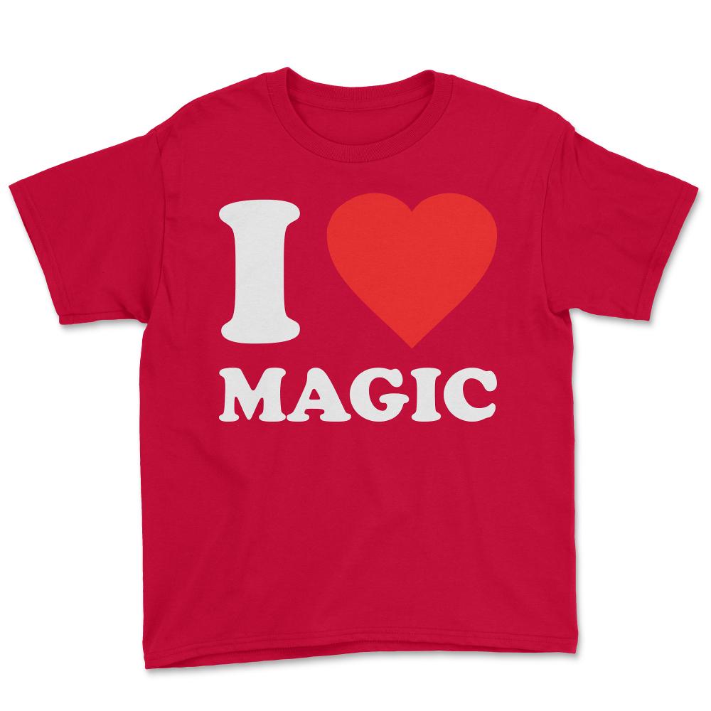 I Love Magic - Youth Tee - Red