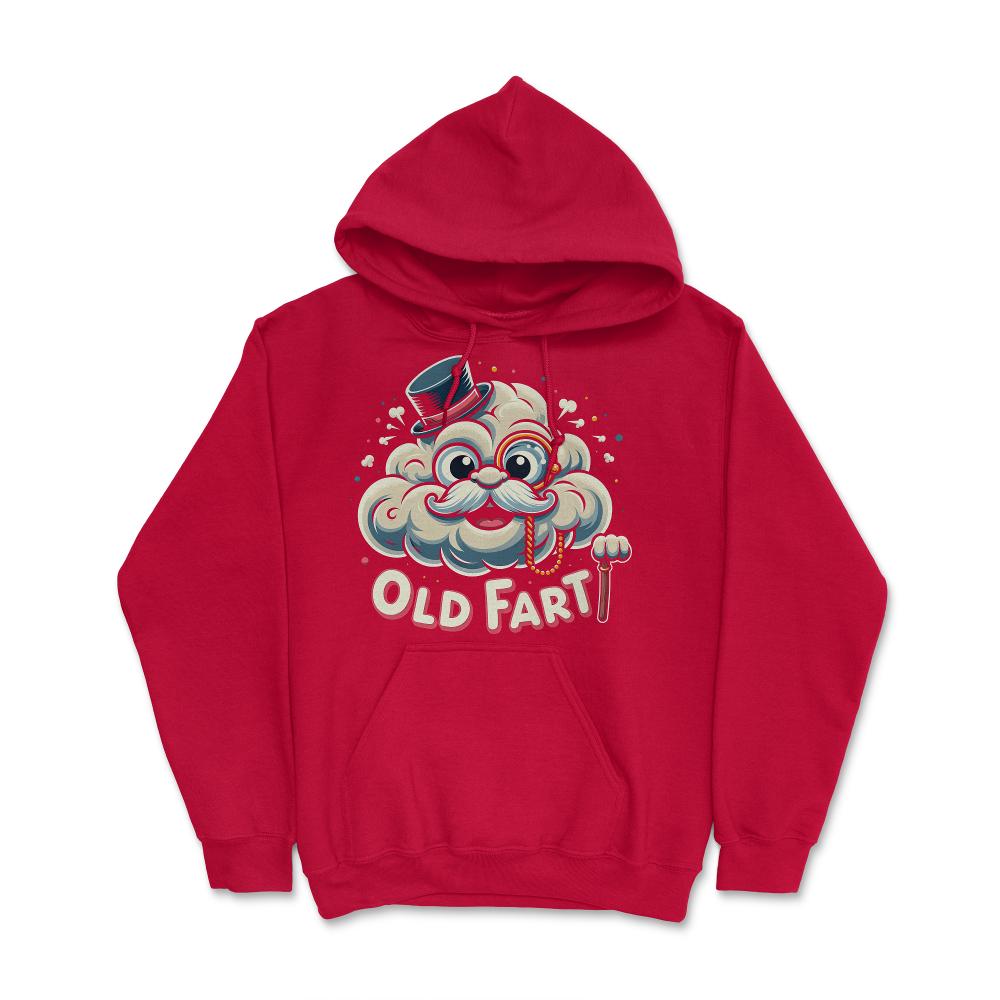 Old Fart Funny - Hoodie - Red