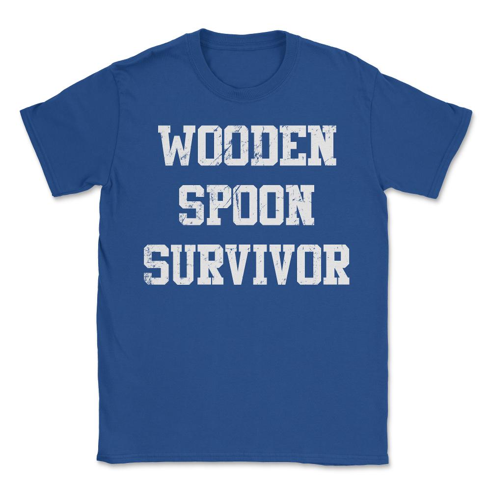 Wooden Spoon Survivor - Unisex T-Shirt - Royal Blue