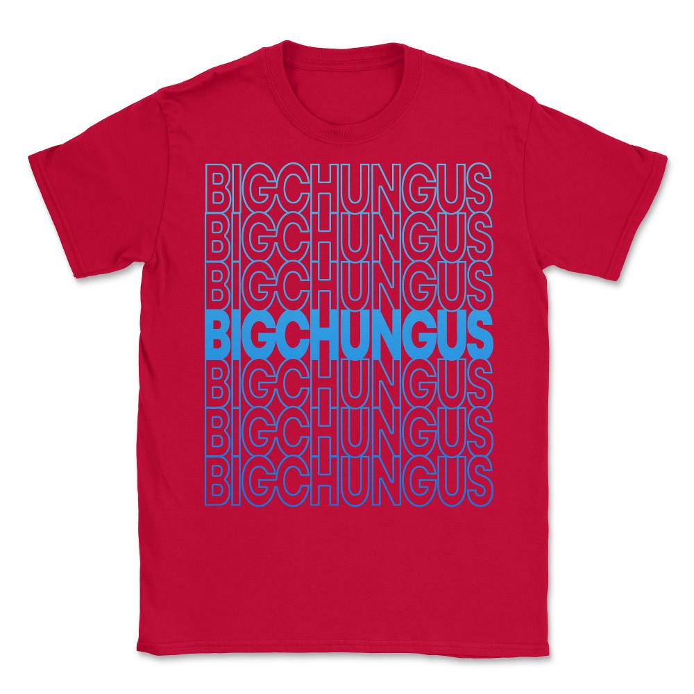 Retro Big Chungus - Unisex T-Shirt - Red