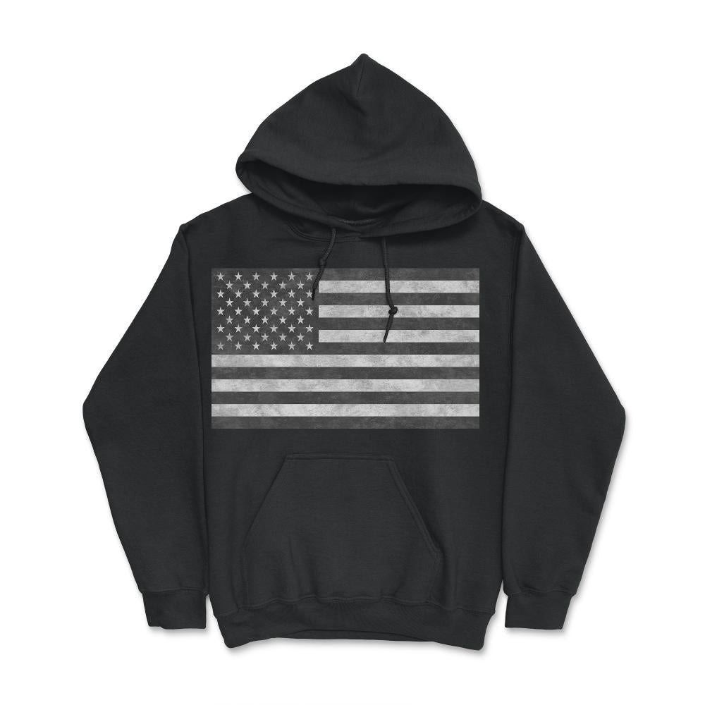 Tactical USA Flag Retro - Hoodie - Black