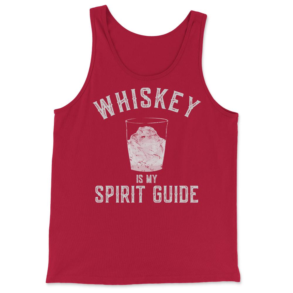 Whiskey Is My Spirit Guide - Tank Top - Red