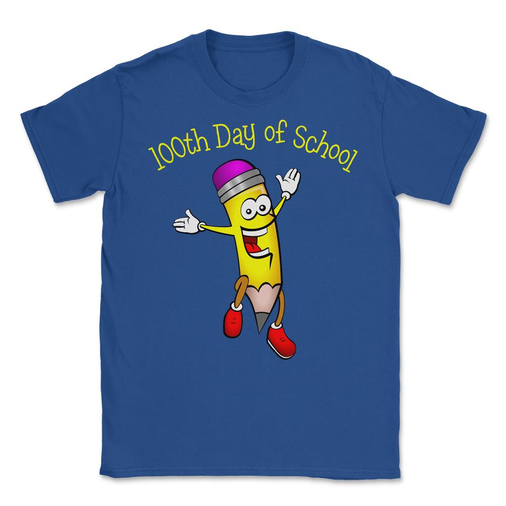 100 Days of School - Unisex T-Shirt - Royal Blue