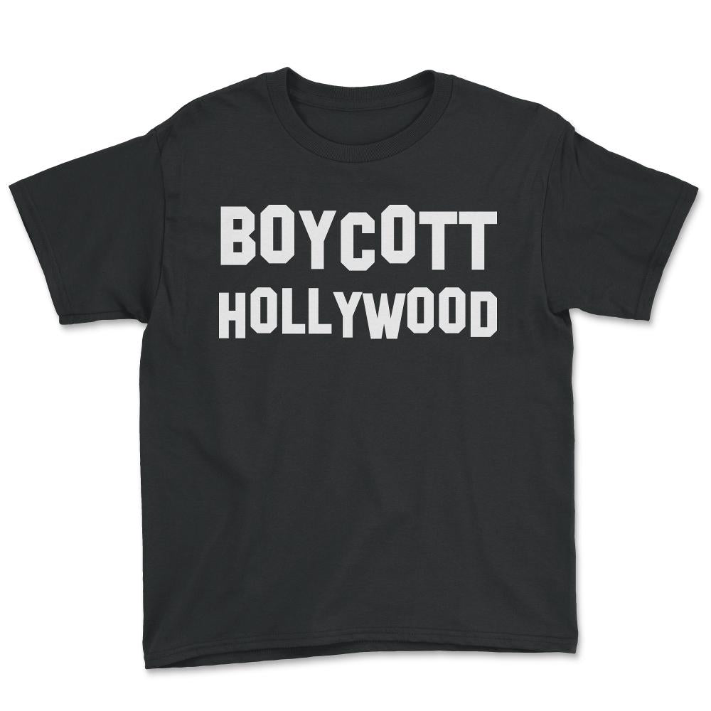 Boycott Hollywood - Youth Tee - Black