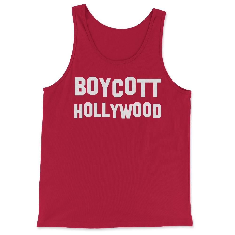 Boycott Hollywood - Tank Top - Red