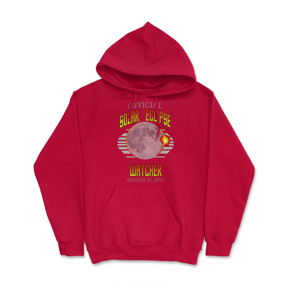 Official Solar Eclipse Watcher - Hoodie - Red