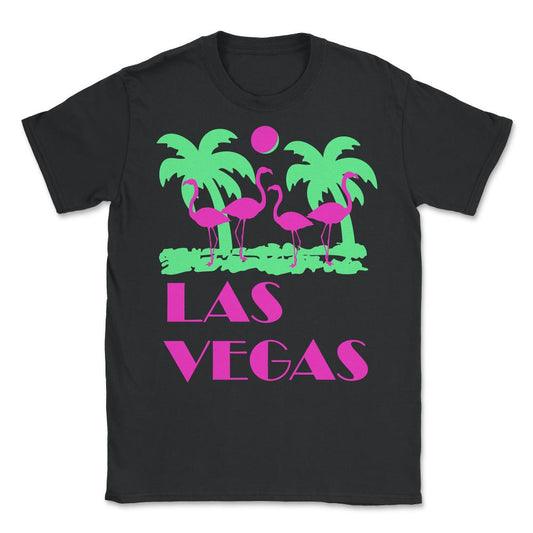 Las Vegas Retro - Unisex T-Shirt - Black