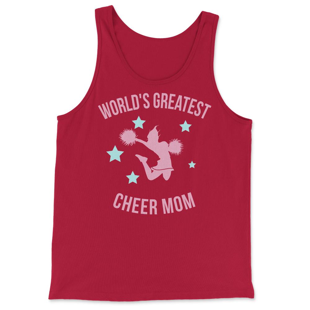Worlds Greatest Cheer Mom - Tank Top - Red