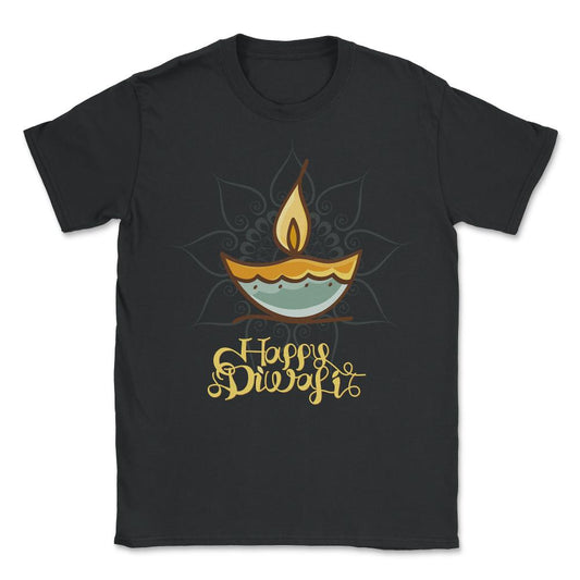 Happy Diwali T Shirt - Unisex T-Shirt - Black