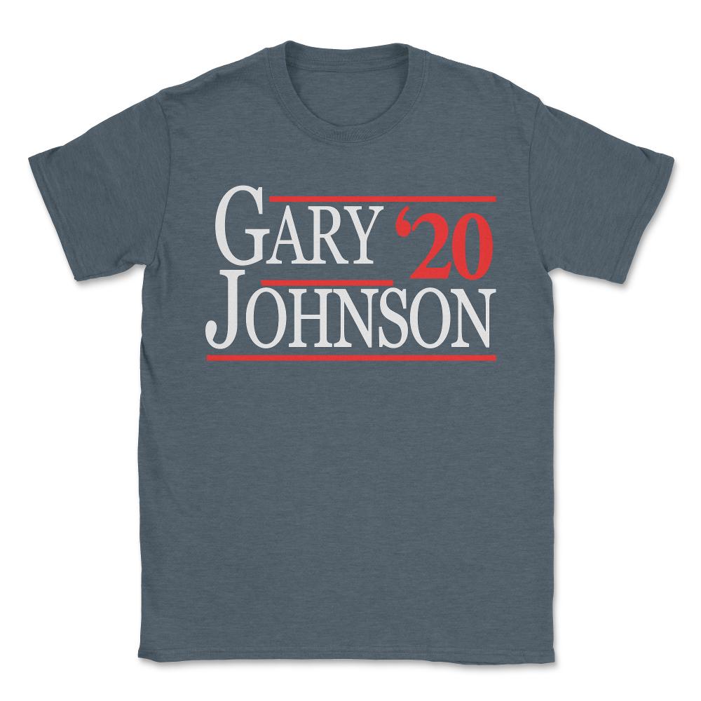 Gary Johnson 2020 - Unisex T-Shirt - Dark Grey Heather