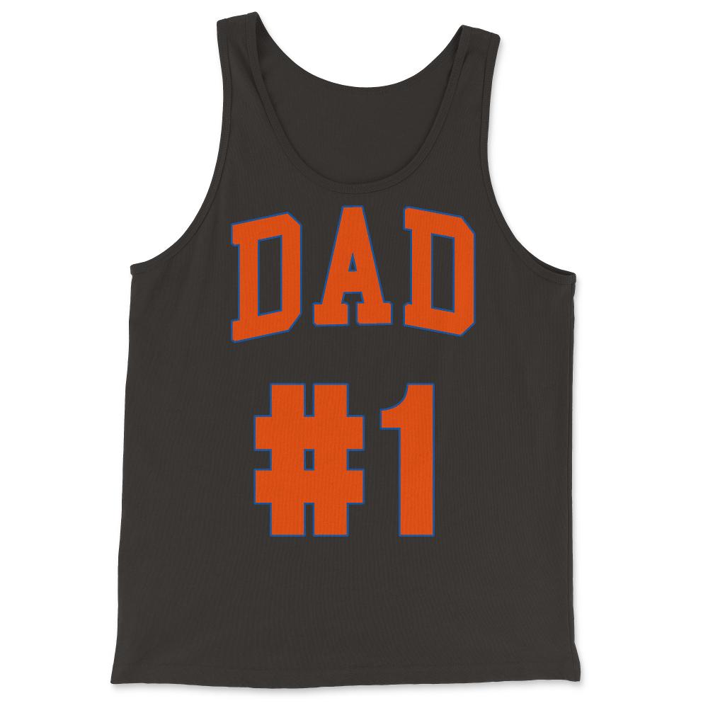 #1 dad - Tank Top - Black