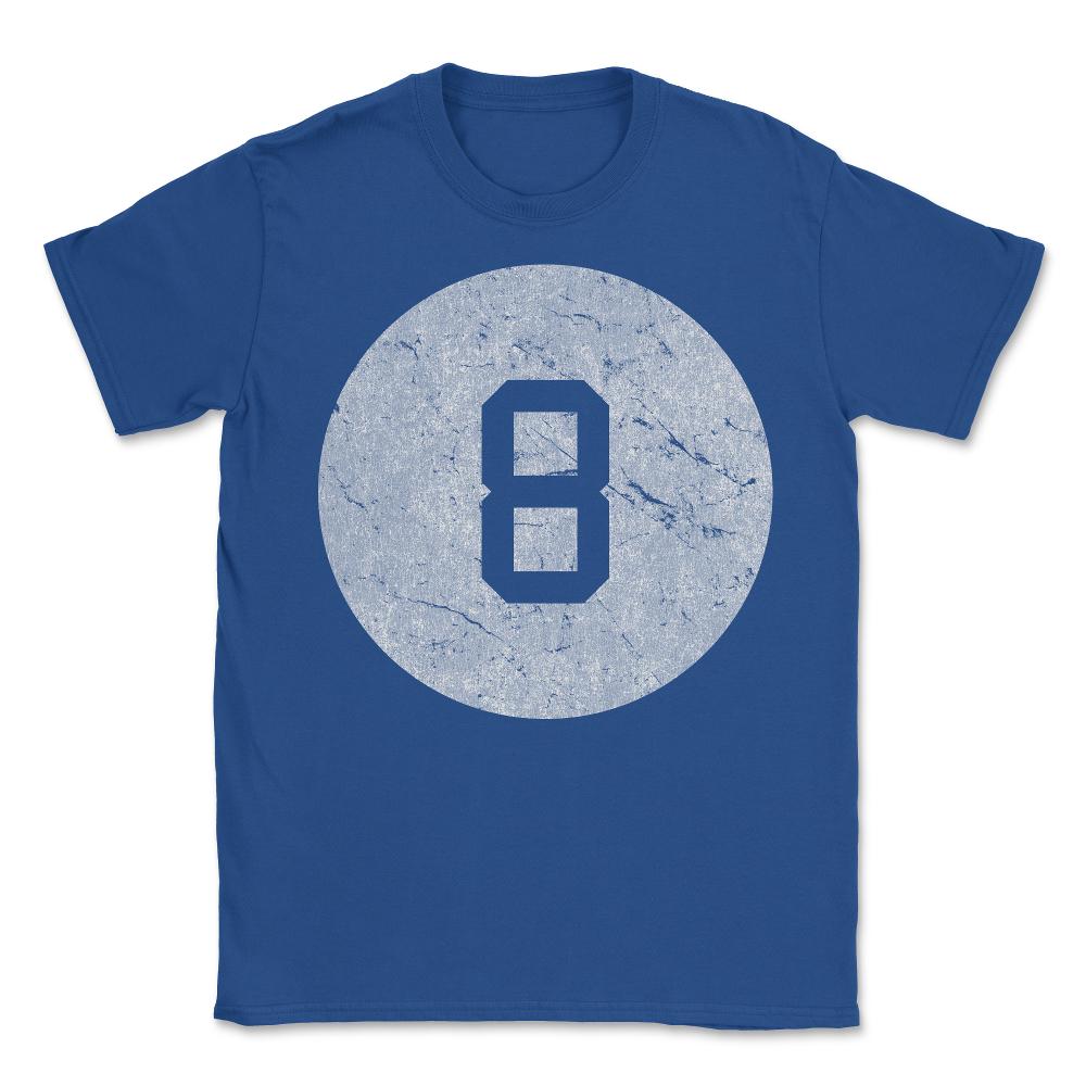 Retro 8 Ball - Unisex T-Shirt - Royal Blue