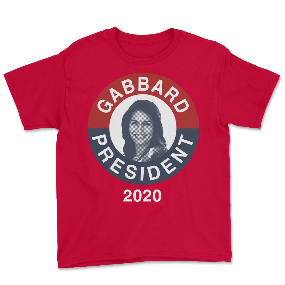 Retro Tulsi Gabbard for President 2020 - Youth Tee - Red
