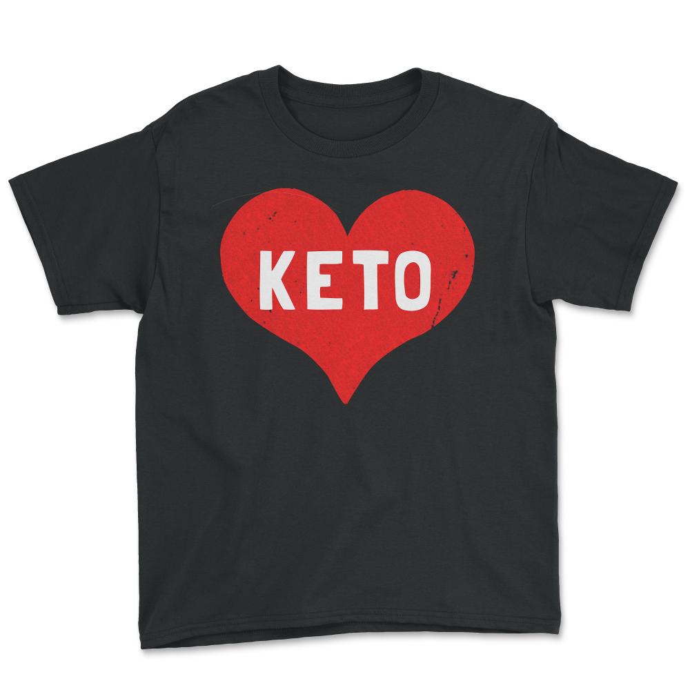 Keto Is Love - Youth Tee - Black