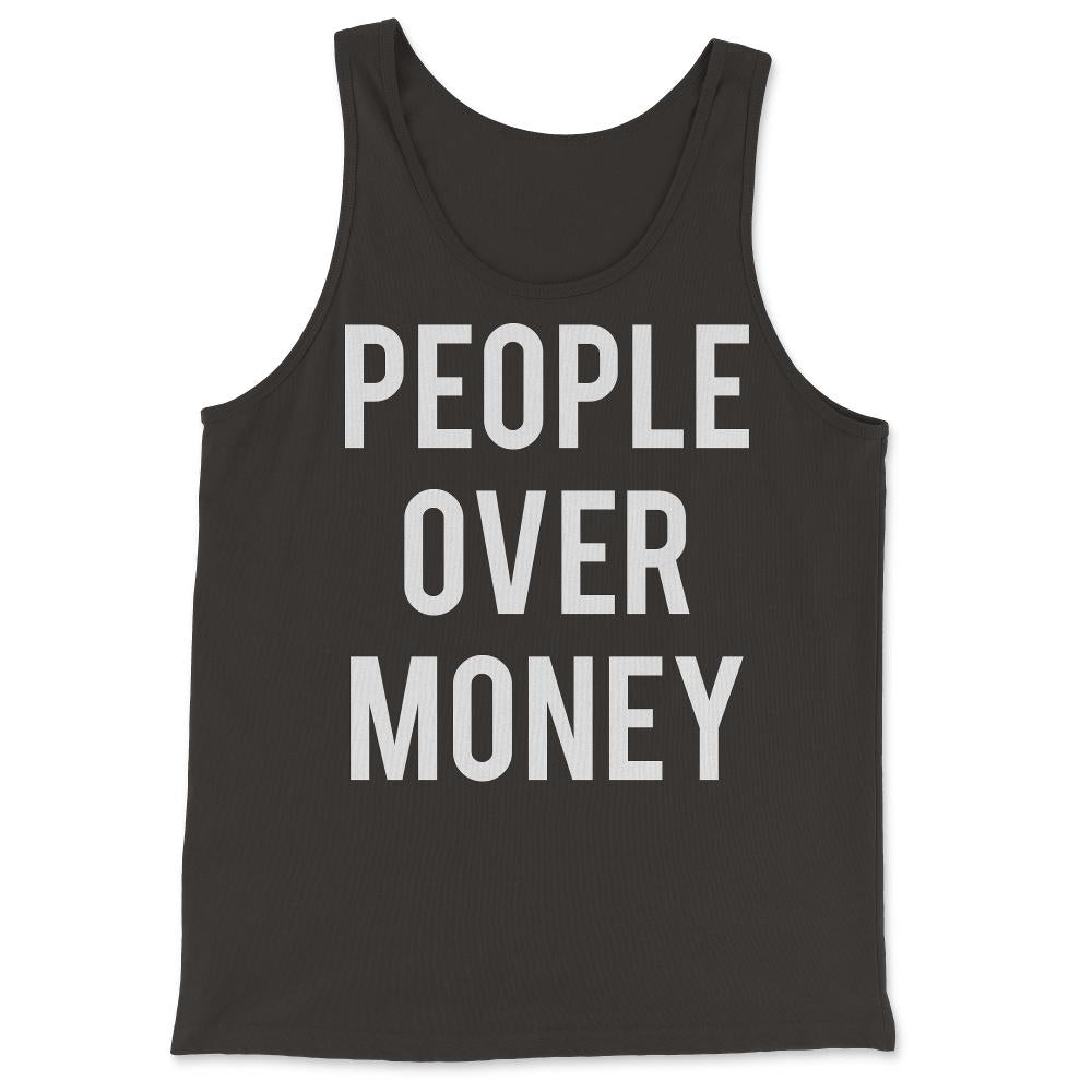 People Over Money - Tank Top - Black