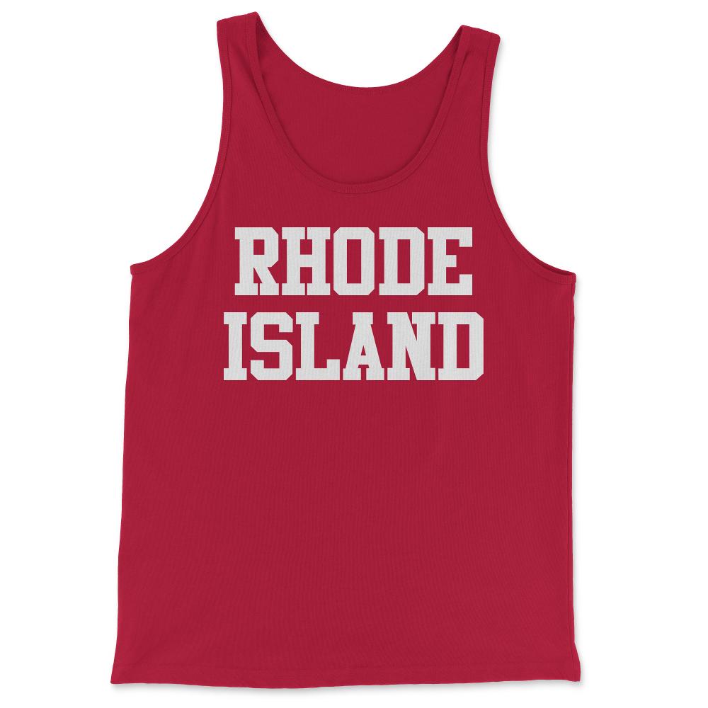 Rhode Island - Tank Top - Red