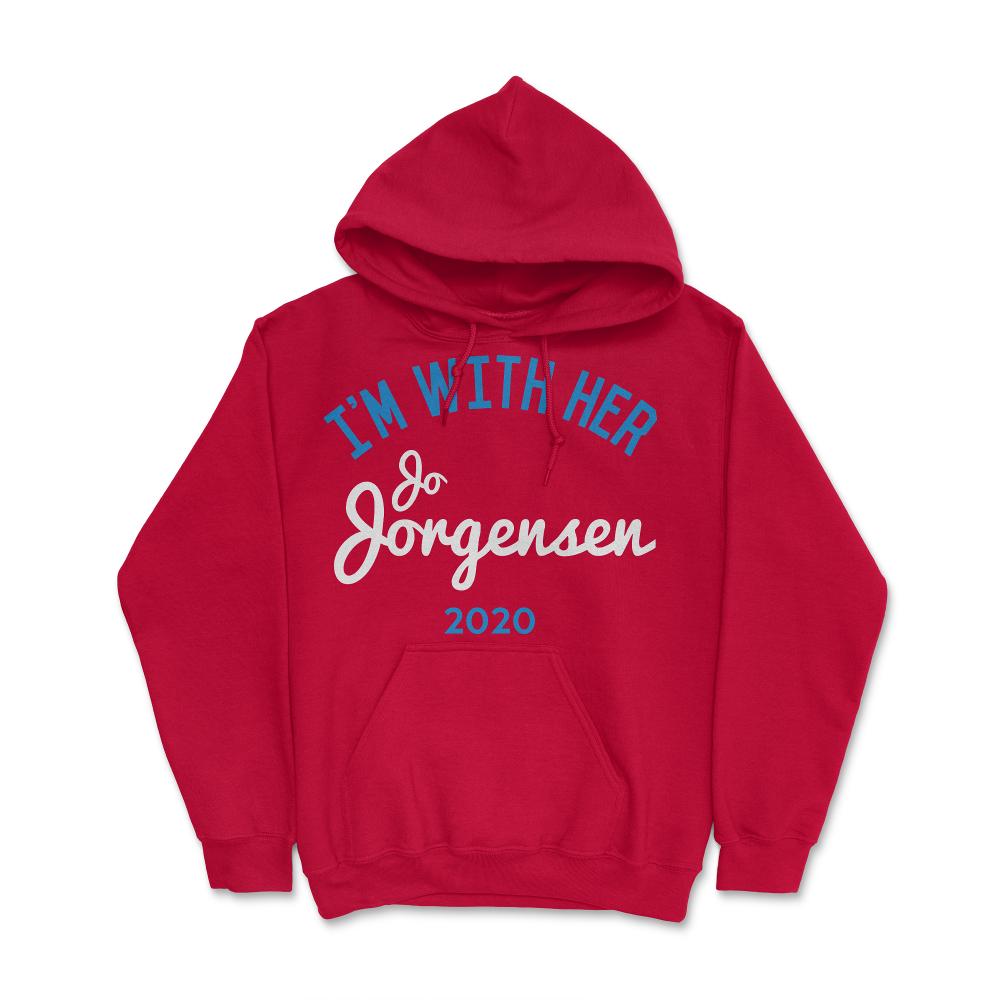I'm With Her Jo Jorgensen Libertarian President 2020 - Hoodie - Red