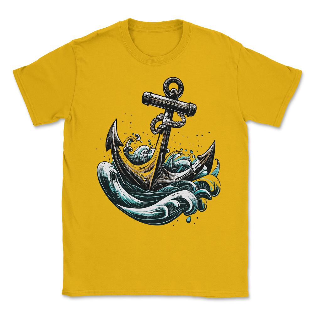 Nautical Vintage Ship Anchor Unisex T-Shirt