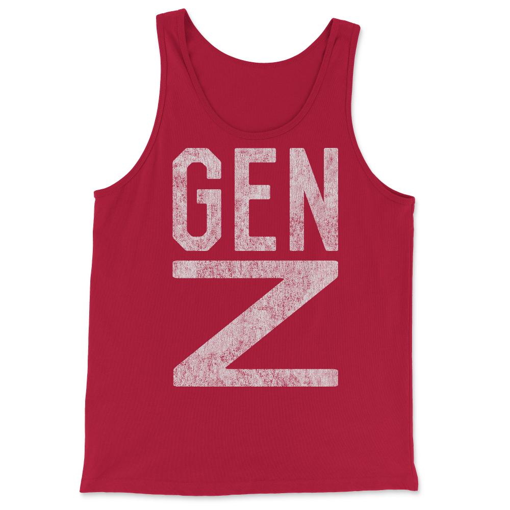 Retro Generation Z - Tank Top - Red