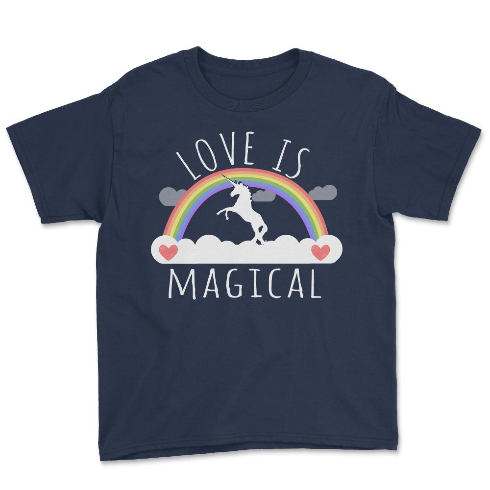 Love Is Magical - Youth Tee - Navy