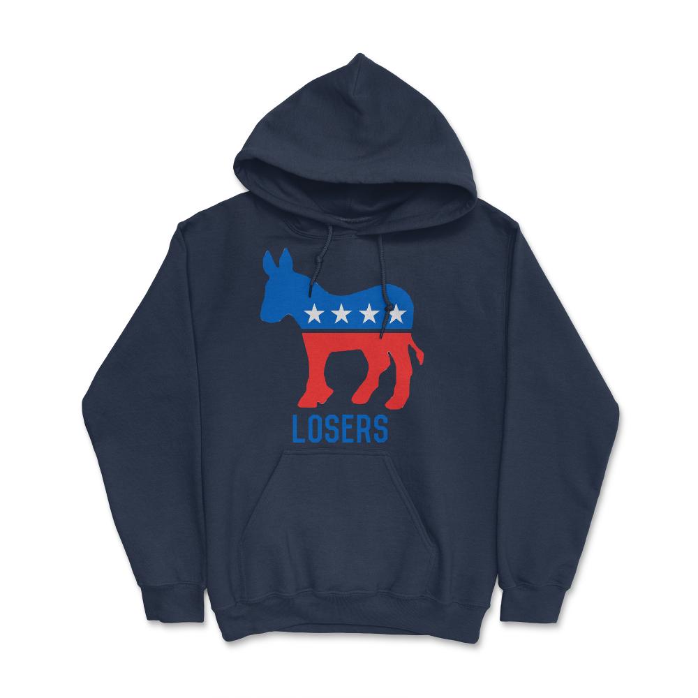 Democrat Donkey Losers - Hoodie - Navy