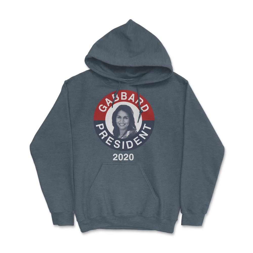 Retro Tulsi Gabbard for President 2020 - Hoodie - Dark Grey Heather
