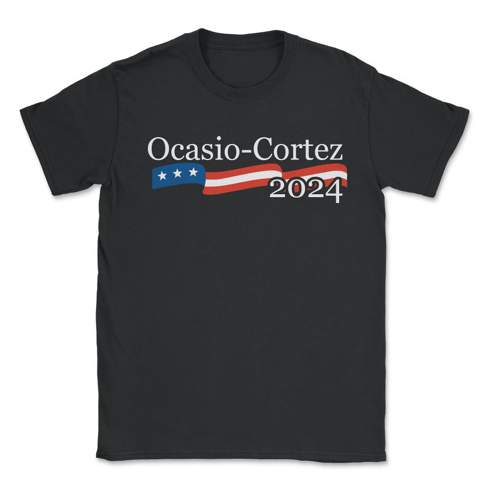 Alexandria Ocasio Cortez 2024 - Unisex T-Shirt - Black