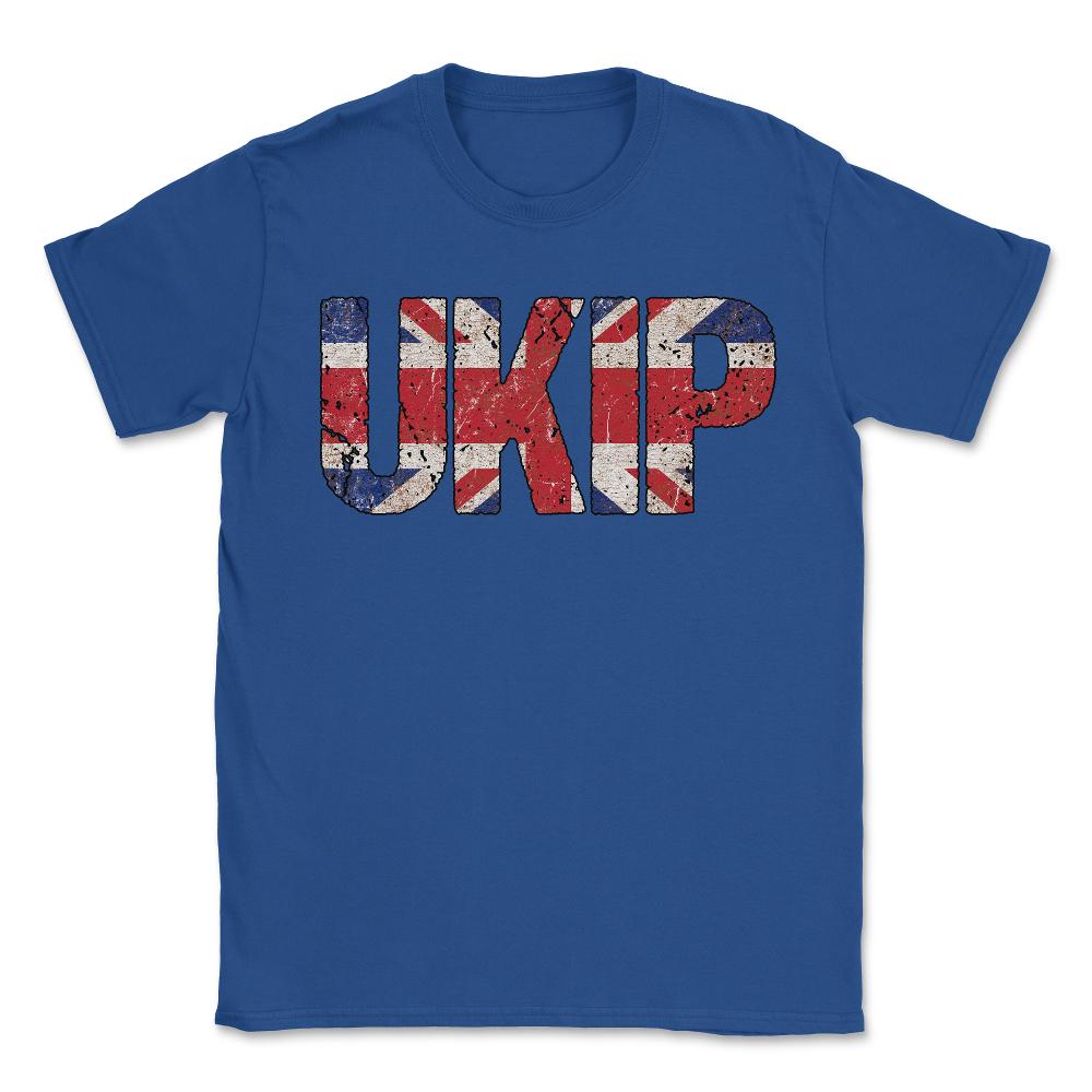 UKIP UK Independence Party - Unisex T-Shirt - Royal Blue