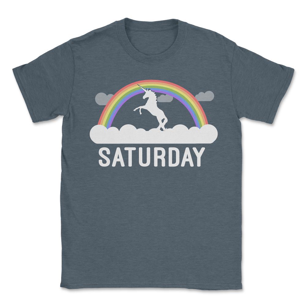 Saturday - Unisex T-Shirt - Dark Grey Heather