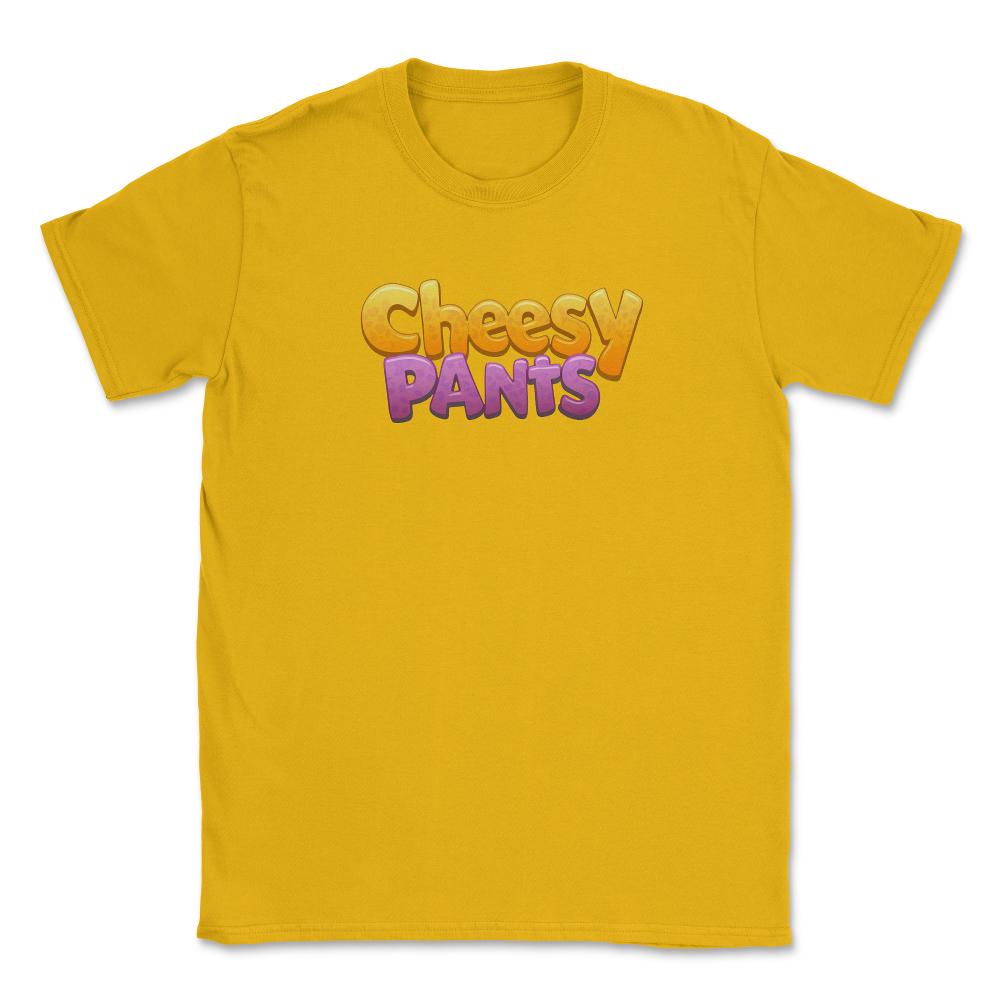 CheesyPants Logo Unisex T-Shirt - Gold