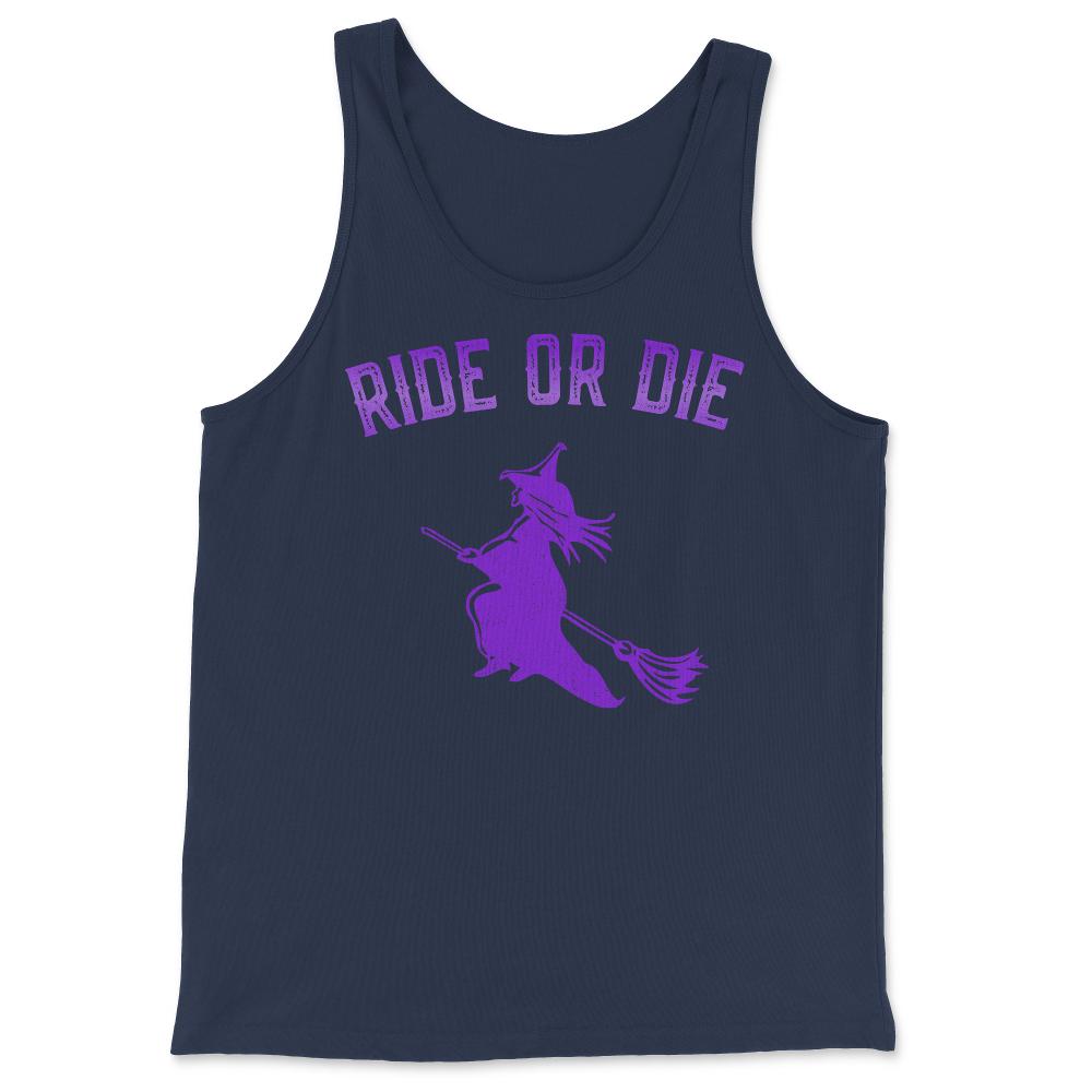 Ride or Die Witch - Tank Top - Navy