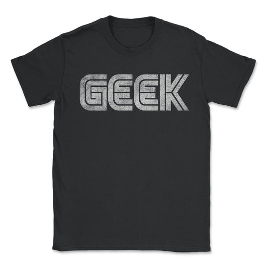 Geek Retro - Unisex T-Shirt - Black