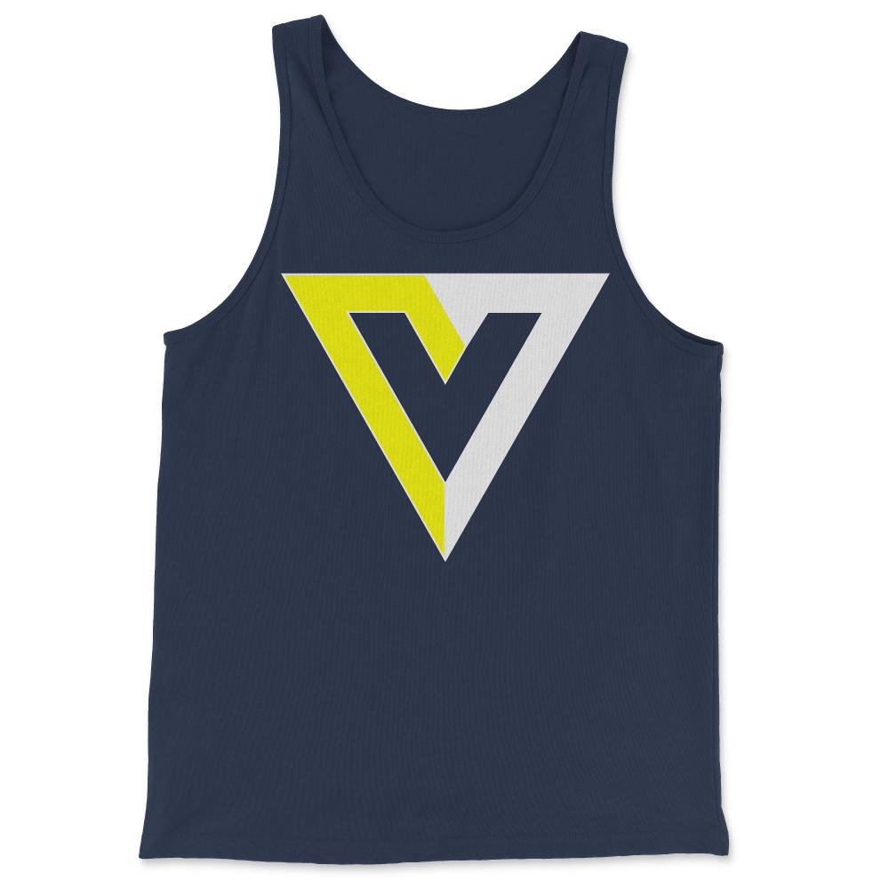 V Is For Voluntary AnCap Anarcho-Capitalism - Tank Top - Navy