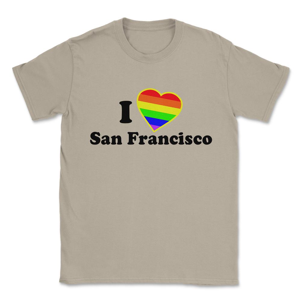 I Love San Francisco Unisex T-Shirt - Cream