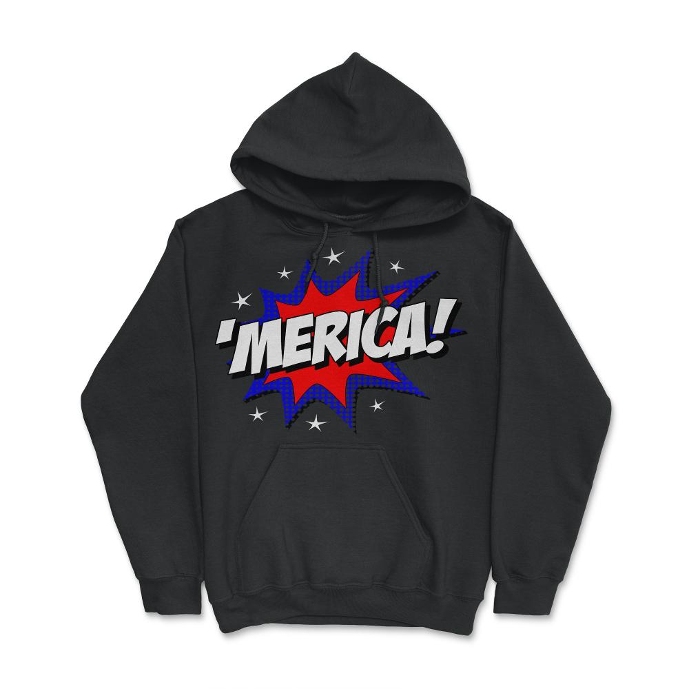 'Merica America - Hoodie - Black