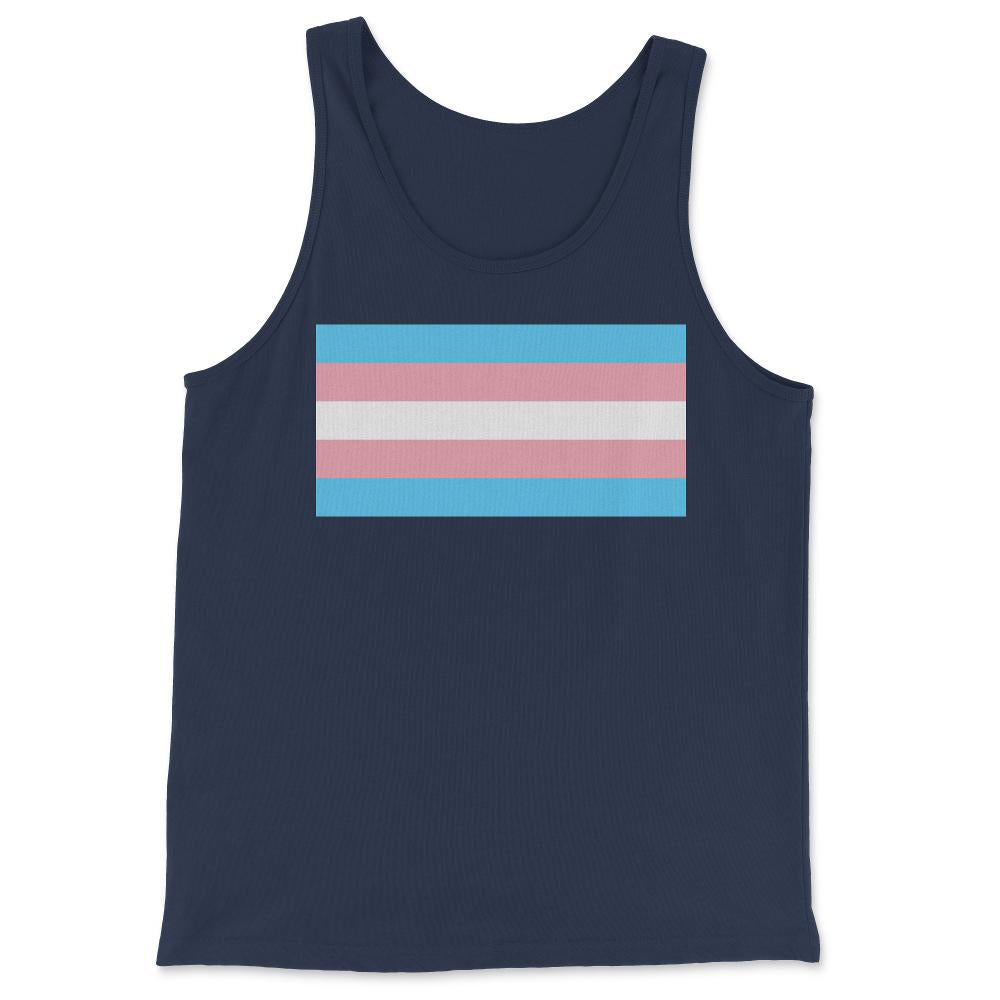 Transgender Pride Flag - Tank Top - Navy