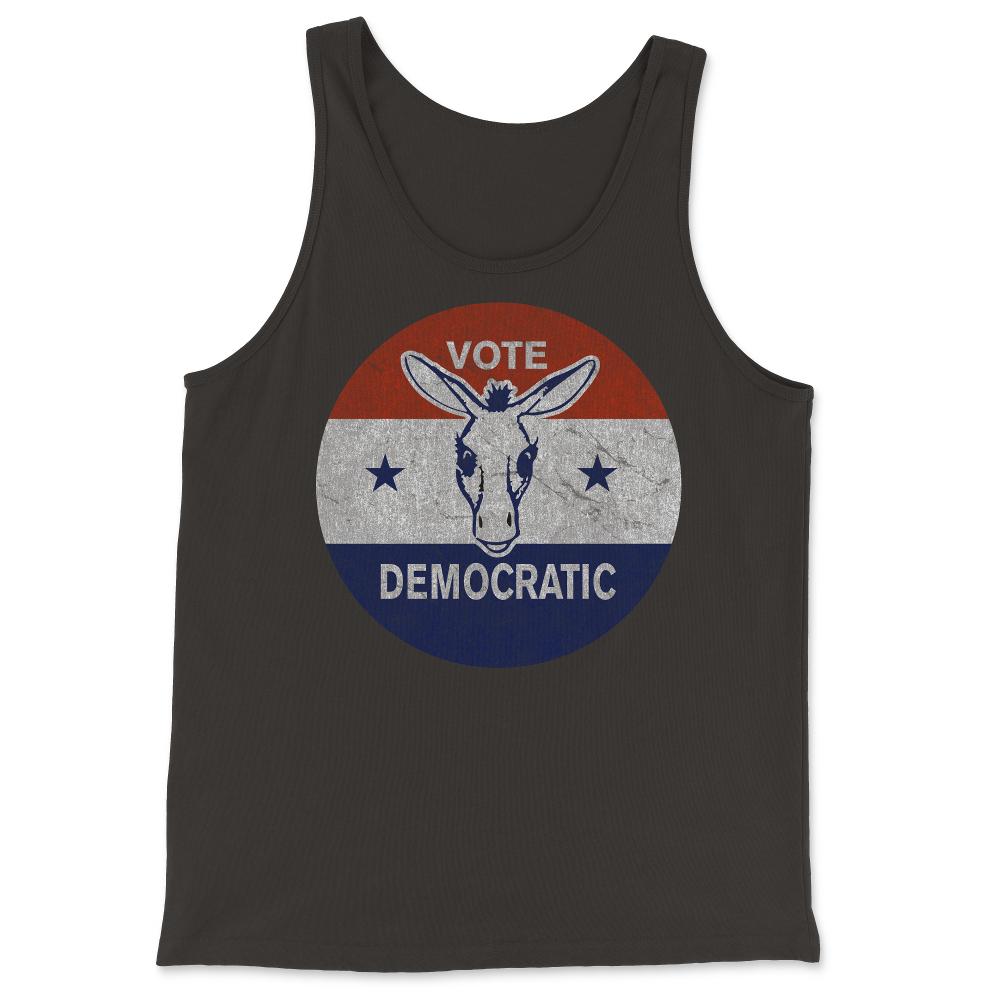 Vote Democratic Retro Democrat - Tank Top - Black