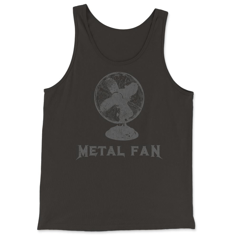 Metal Fan Heavy Metal Funny Rock Pun - Tank Top - Black
