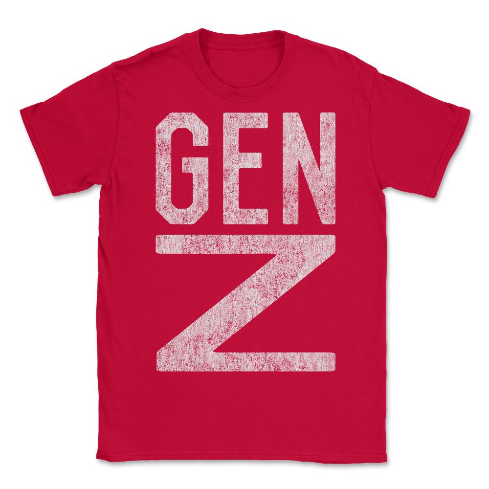 Retro Generation Z - Unisex T-Shirt - Red