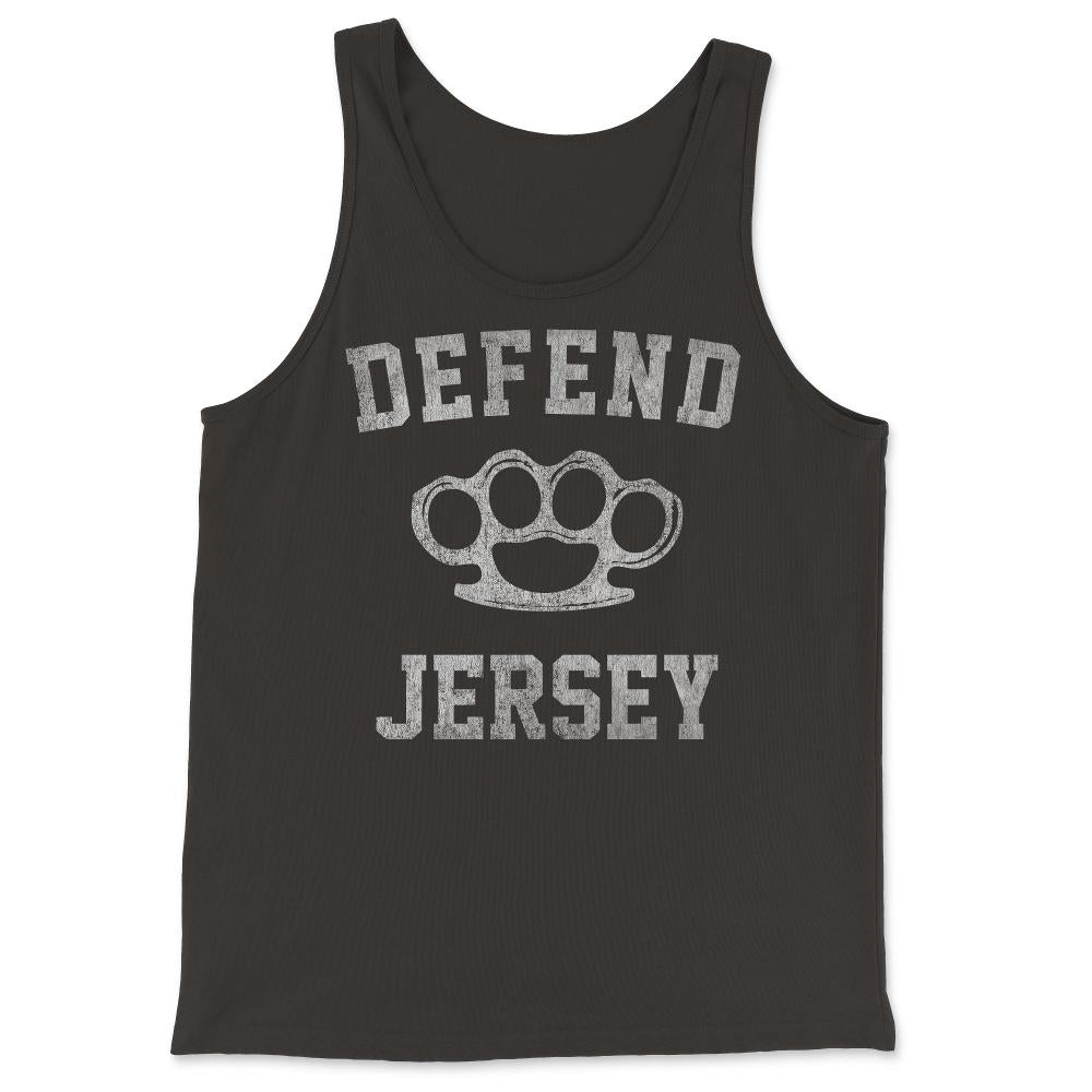 Defend Jersey Retro - Tank Top - Black