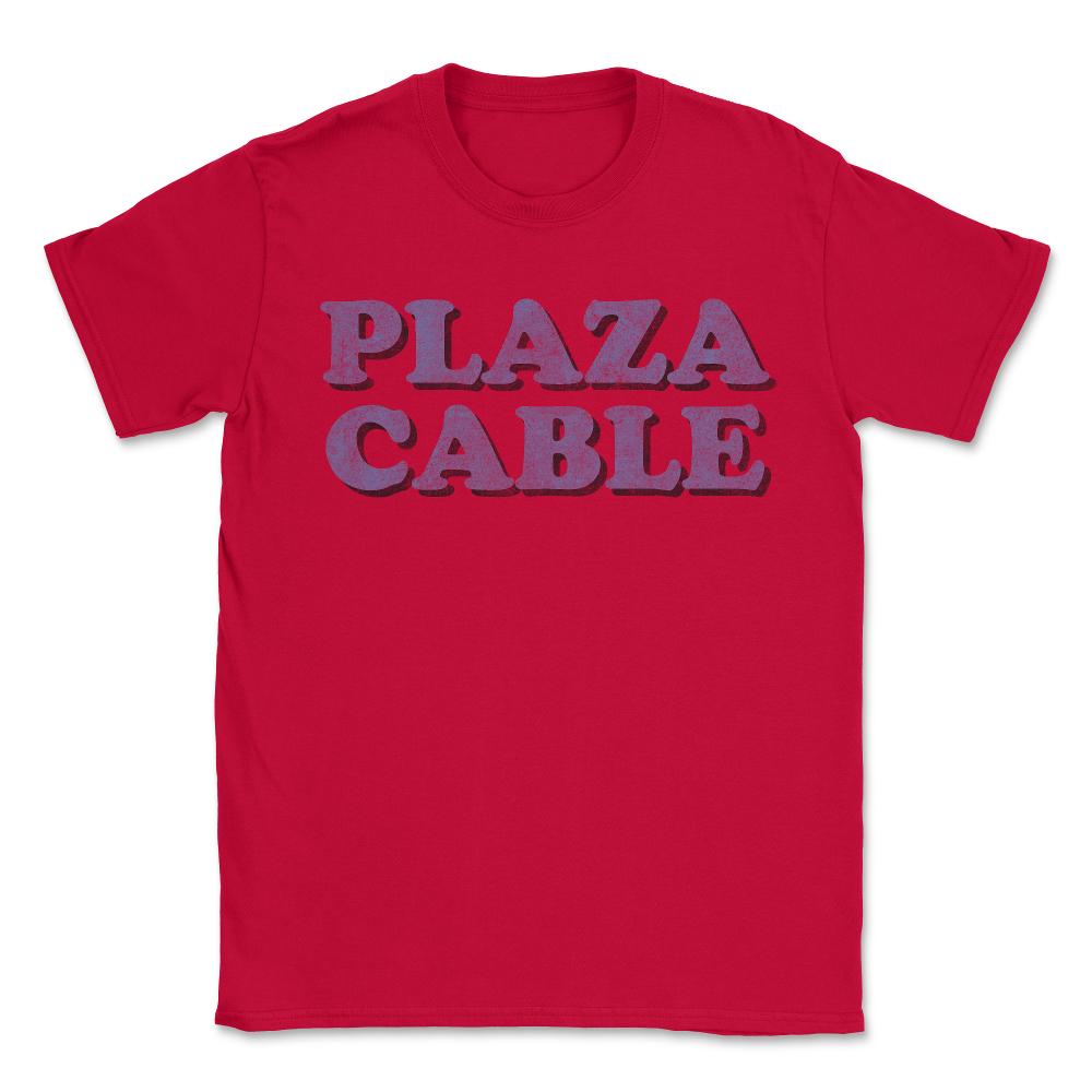 Retro Plaza Cable - Unisex T-Shirt - Red