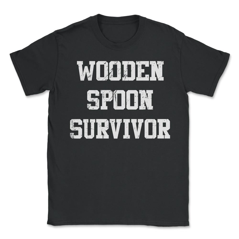 Wooden Spoon Survivor - Unisex T-Shirt - Black