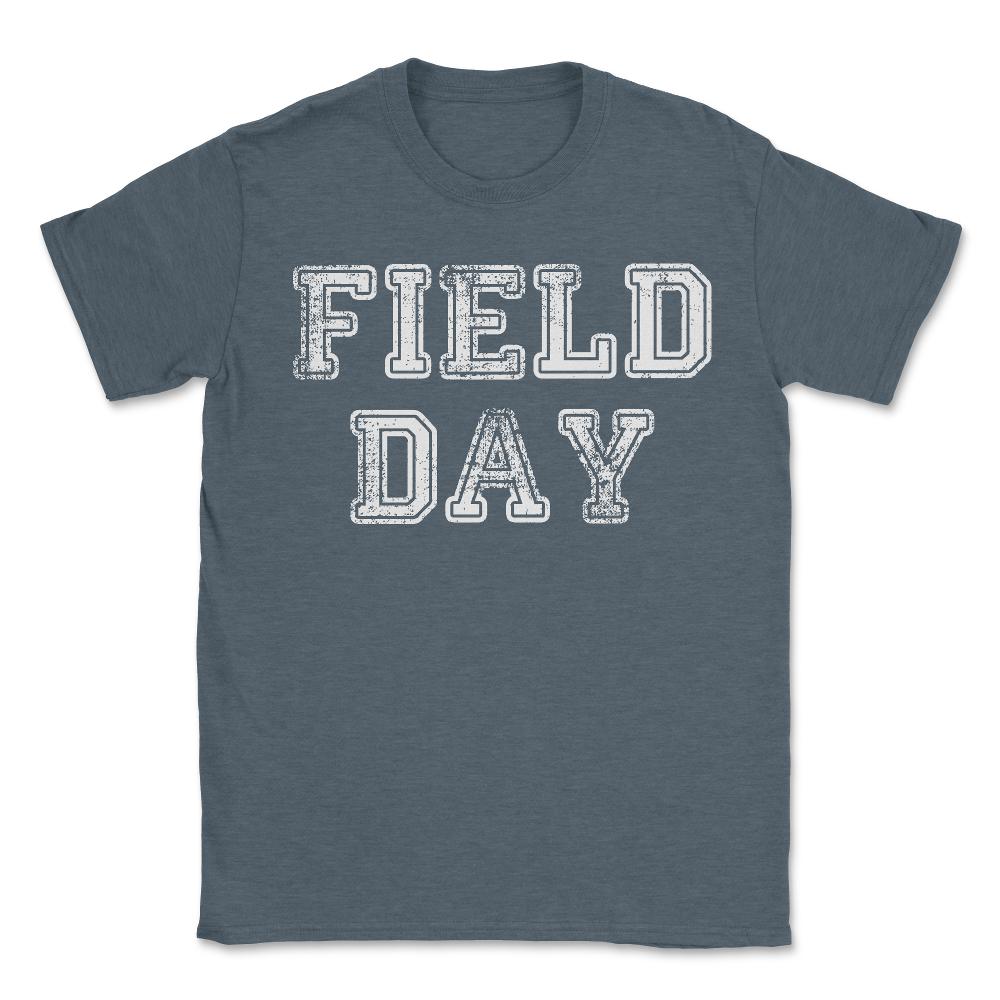School Field Day - Unisex T-Shirt - Dark Grey Heather