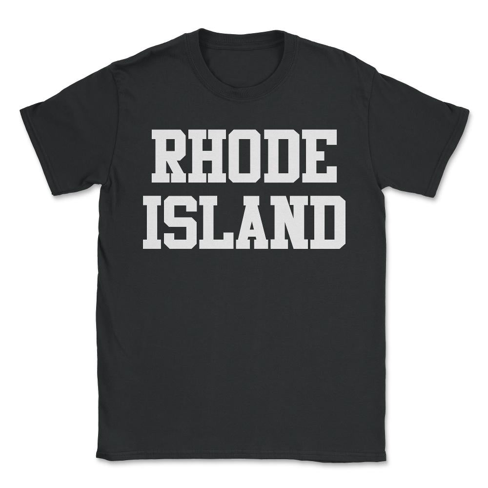 Rhode Island - Unisex T-Shirt - Black
