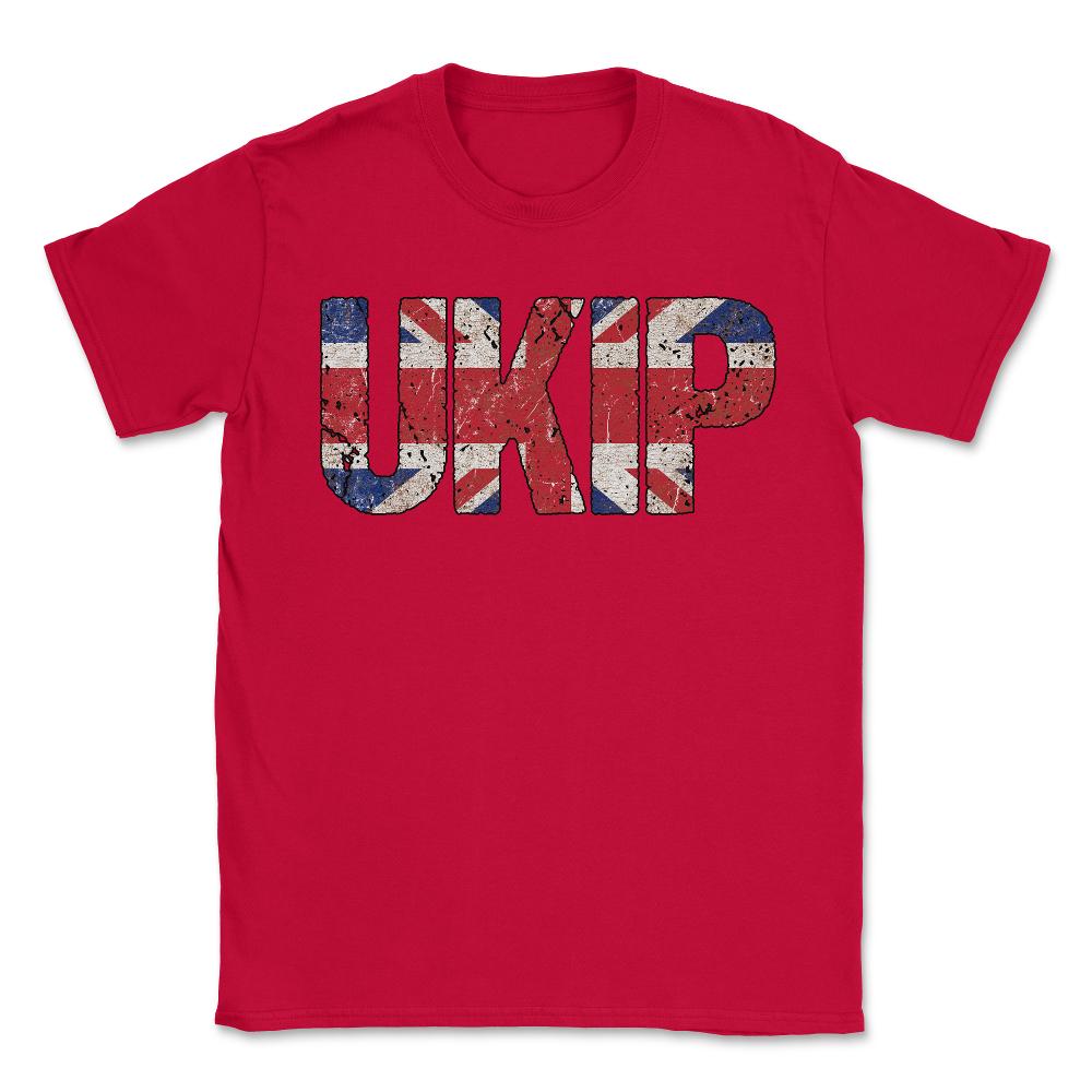 UKIP UK Independence Party - Unisex T-Shirt - Red