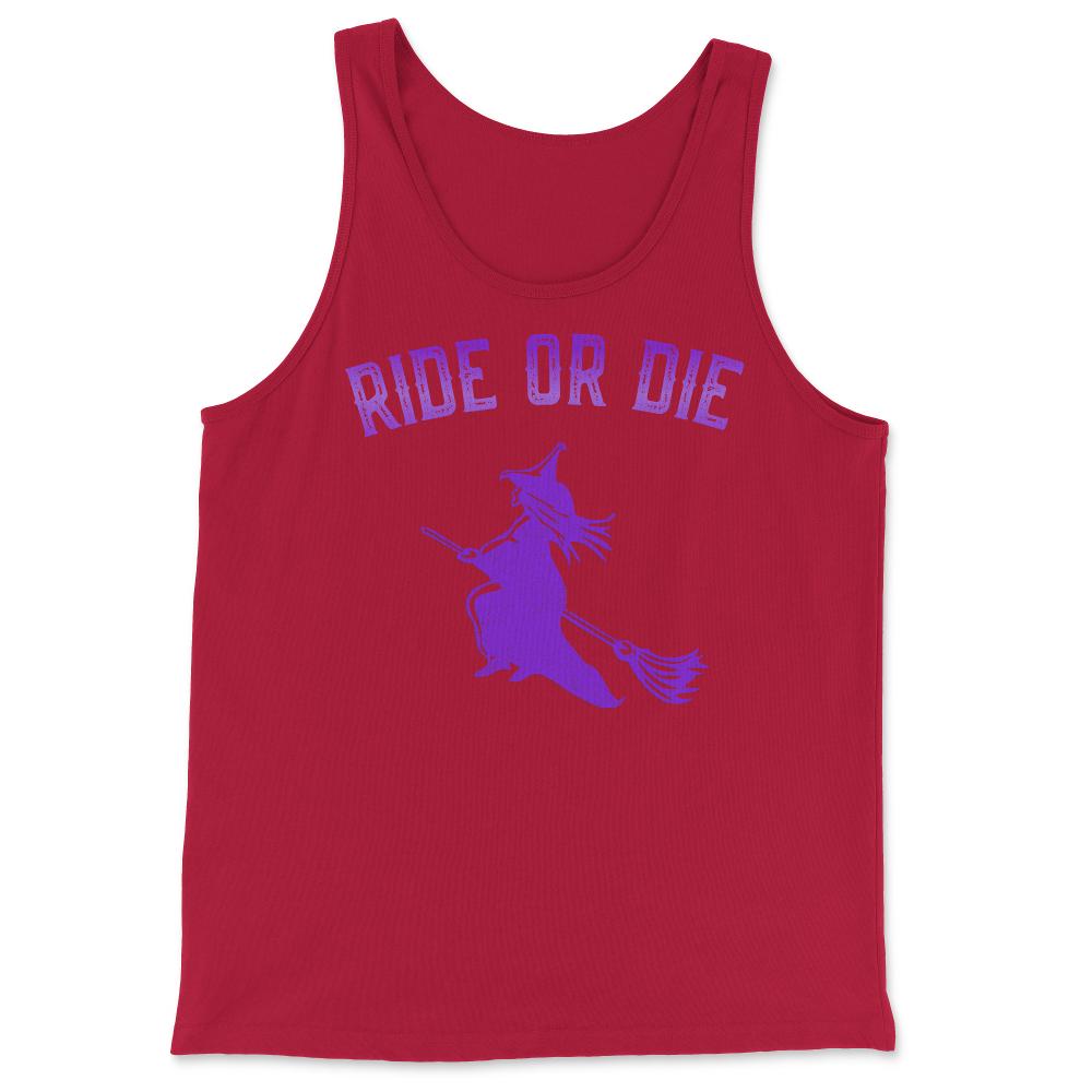 Ride or Die Witch - Tank Top - Red