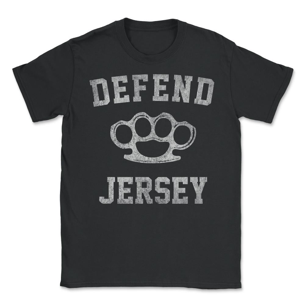 Defend Jersey Retro - Unisex T-Shirt - Black