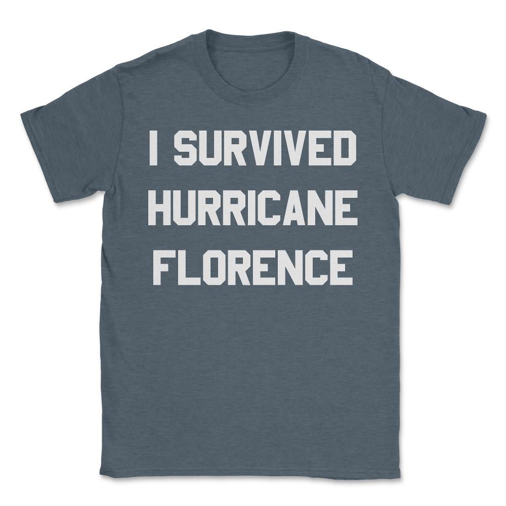 I Survived Hurricane Florence - Unisex T-Shirt - Dark Grey Heather
