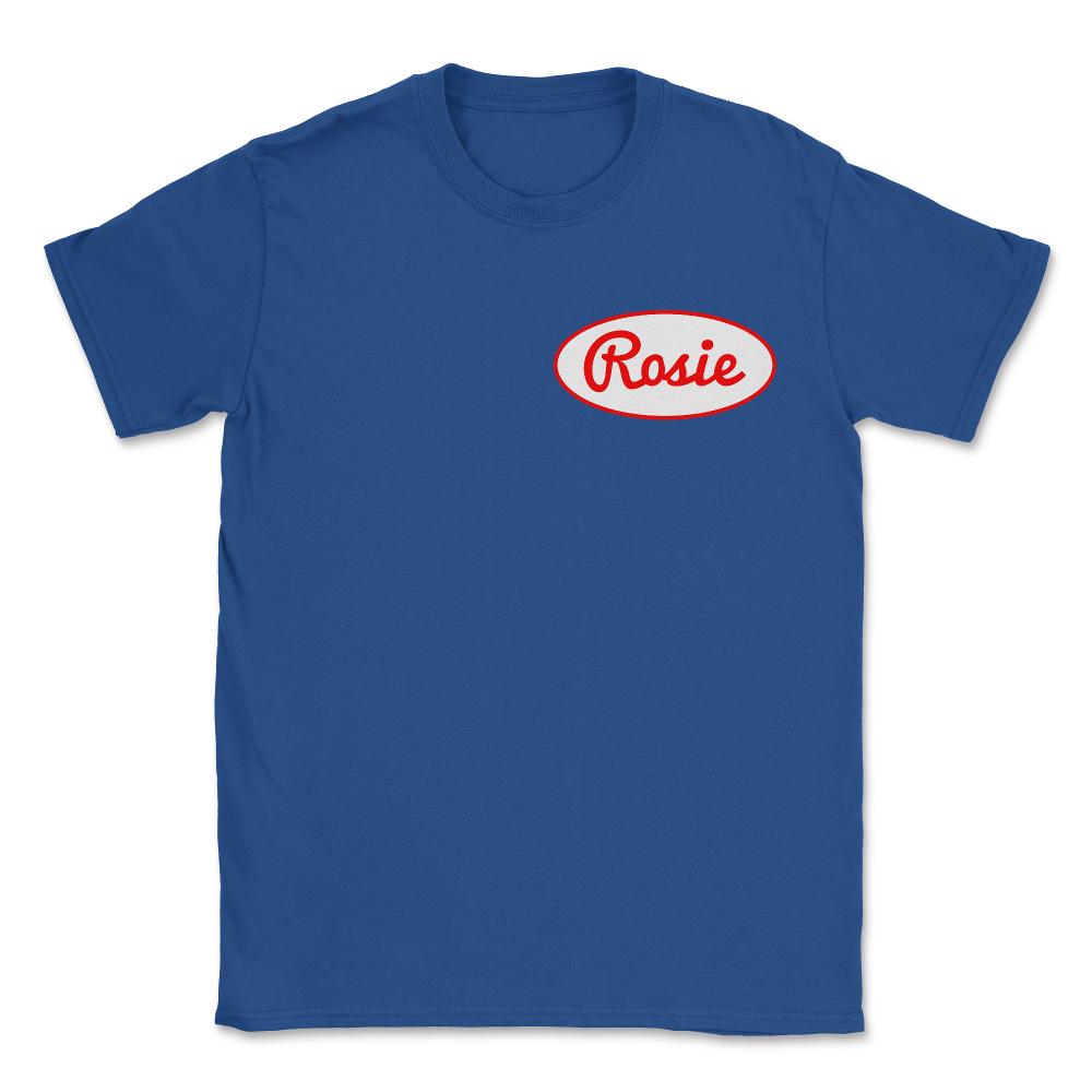 Rosie The Riveter Costume Front - Unisex T-Shirt - Royal Blue
