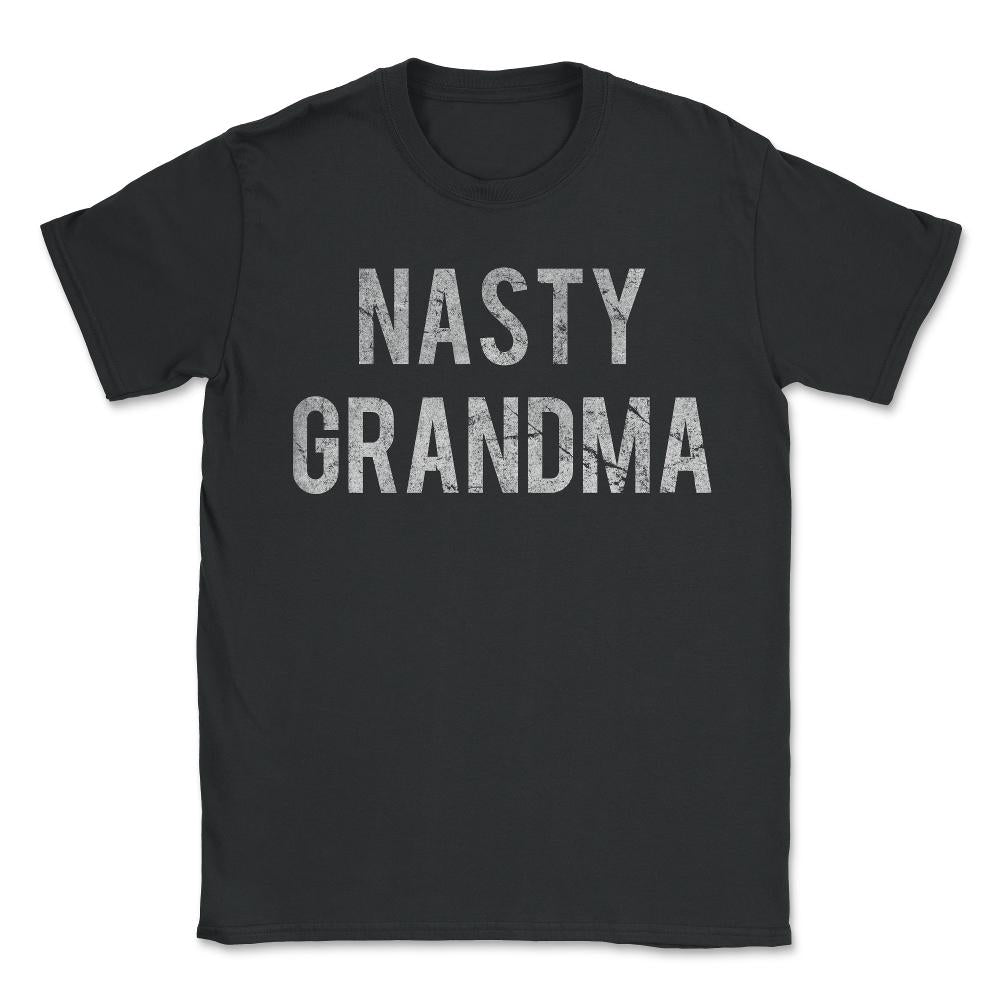 Nasty Grandma Retro - Unisex T-Shirt - Black